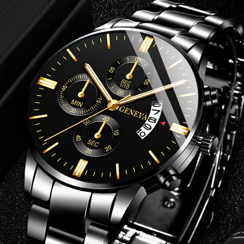 Luxury Watch Wallpaper - นาฬิกาควอตซ์ผู้ชายสแตนเลสหรูหรา แฟชั่นนาฬิกาธุรกิจสำหรับผู้ชาย นาฬิกาข้อมือผู้ชาย