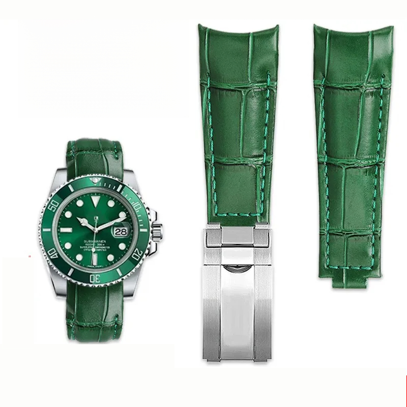 Luxury Watch Class - สายนาฬิกาแบบโค้ง 20 มม. สำหรับ Rolex Water