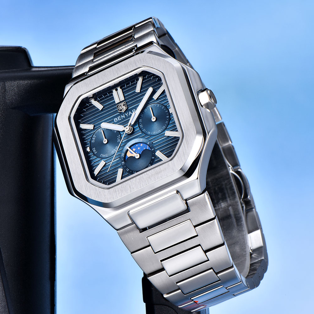 Luxury Watch Brands - นาฬิกาข้อมือผู้ชาย BENYAR รุ่นใหม่ ขนาด 37 มม.