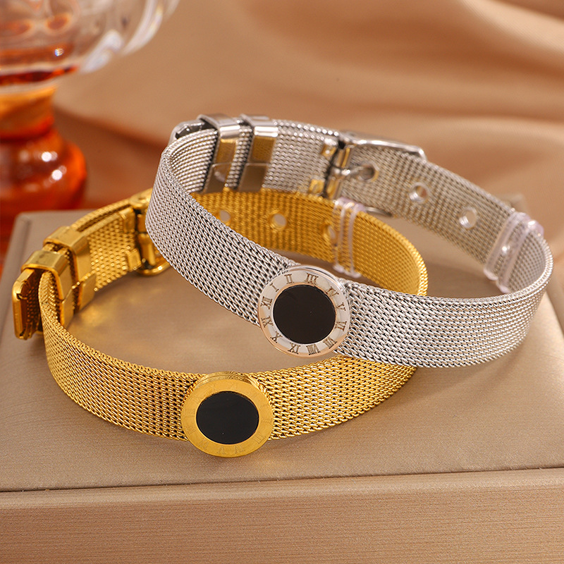 Luxury Watch Korea - สร้อยข้อมือตัวเลขโรมันสุดหรูสำหรับแฟชั่นสำหรับผู้หญิงสีทองสายนาฬิกาสร้อยข้อมืองานปาร์ตี้สไตล์เกาหลี