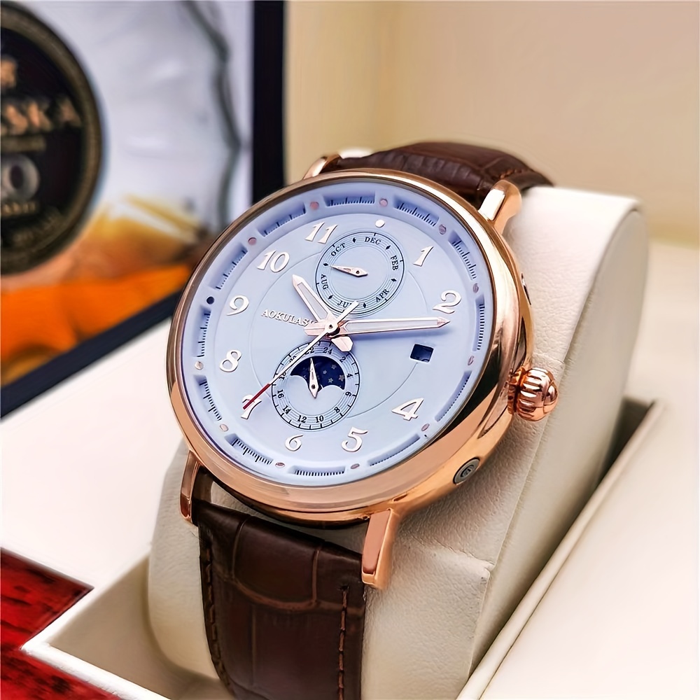 Luxury Watch Korea - นาฬิกาข้อมือผู้ชายสุดหรูระดับไฮเอนด์ ดีไซน์โครงกระดูกแบบอัตโนมัติเต็มรูปแบบ แฟชั่นลำลองสไตล์ธุรกิจ ดีไซน์ทันสมัย หลากหลายสไตล์ นาฬิกาข้อมือผู้ชายสุดอินเทรนด์