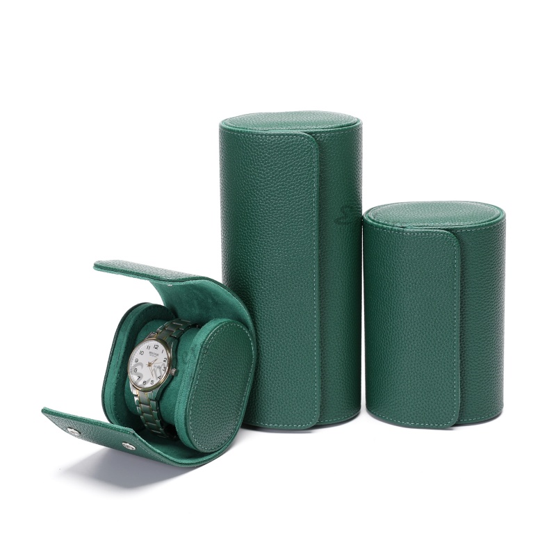 Luxury Watch Class - กล่องใส่นาฬิกาหนังแท้ Embers Green Luxury Watch Roll