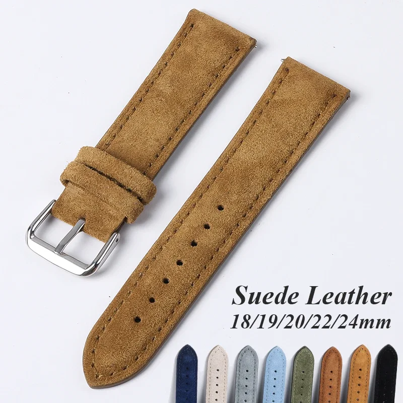 Luxury Watch Class - หนังนิ่มหนังแท้สําหรับ Seiko Vintage Handmade เย็บสร้อยข้อมือสําหรับ Rolex