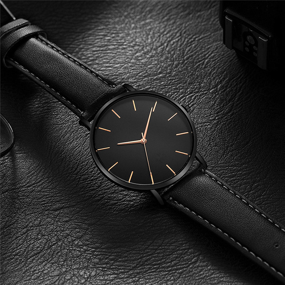 Luxury Watch Mockup - สไตล์เรียบง่าย Analog ควอตซ์ Mens นาฬิกาแบรนด์หรู Ultra