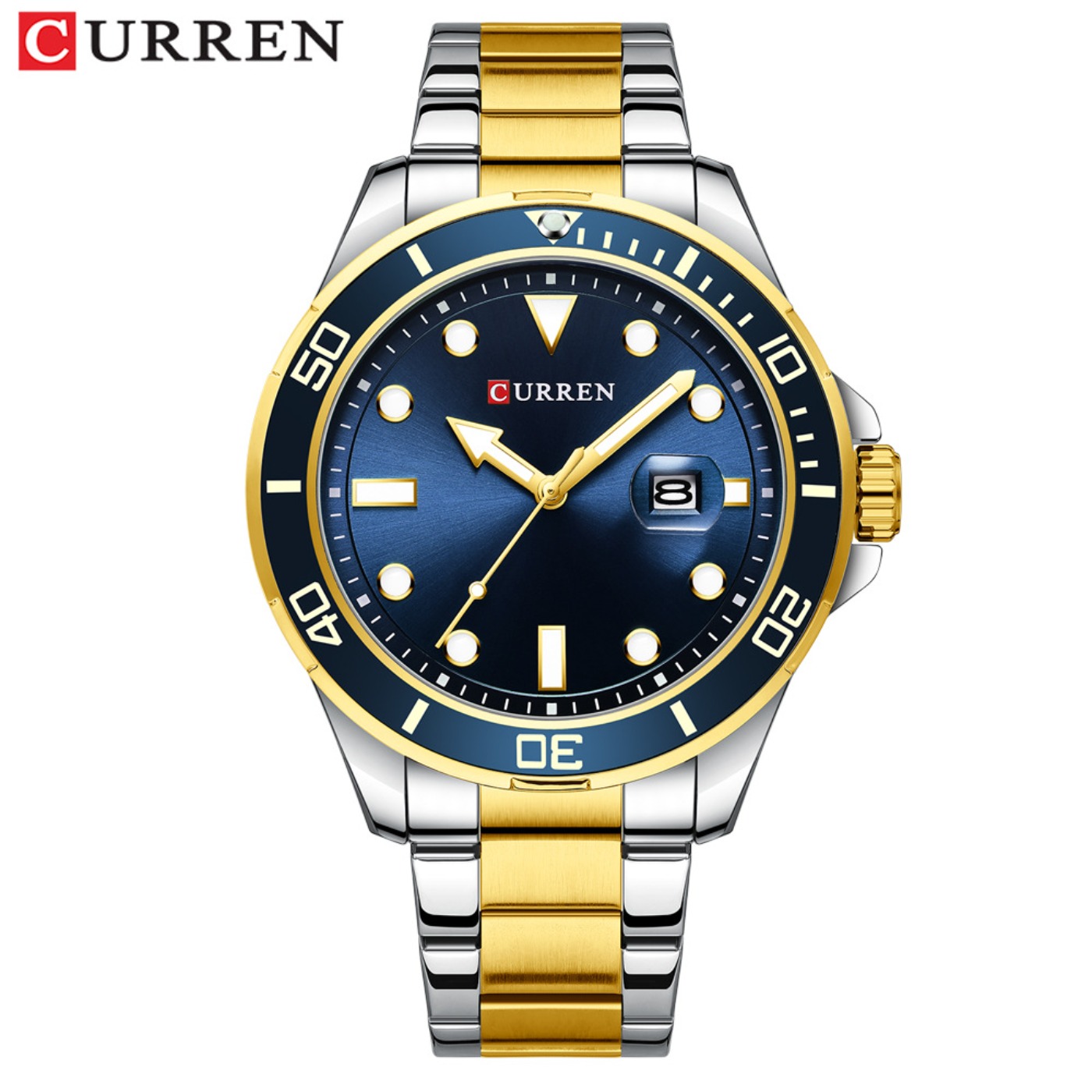 CURREN ซีรีส์น้ำเขียวกรีนวอเตอ - Luxury Watch Brands บทวิจารณ์และราคา