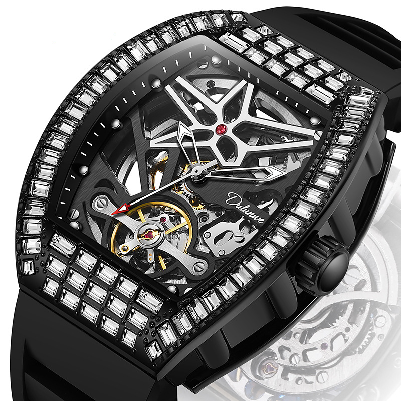 นาฬิกาข้อมือผู้ชายหรูหรา ออโตเ - Tourbillon Movement Watch บทวิจารณ์และราคา