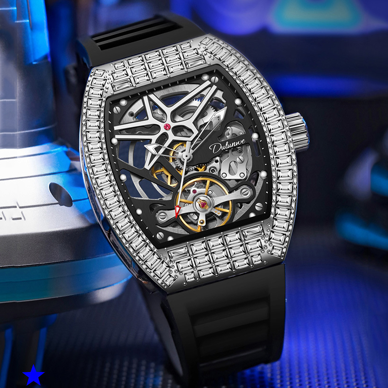 นาฬิกาข้อมือผู้ชายหรูหรา ออโตเ - Tourbillon Movement Watch บทวิจารณ์และราคา