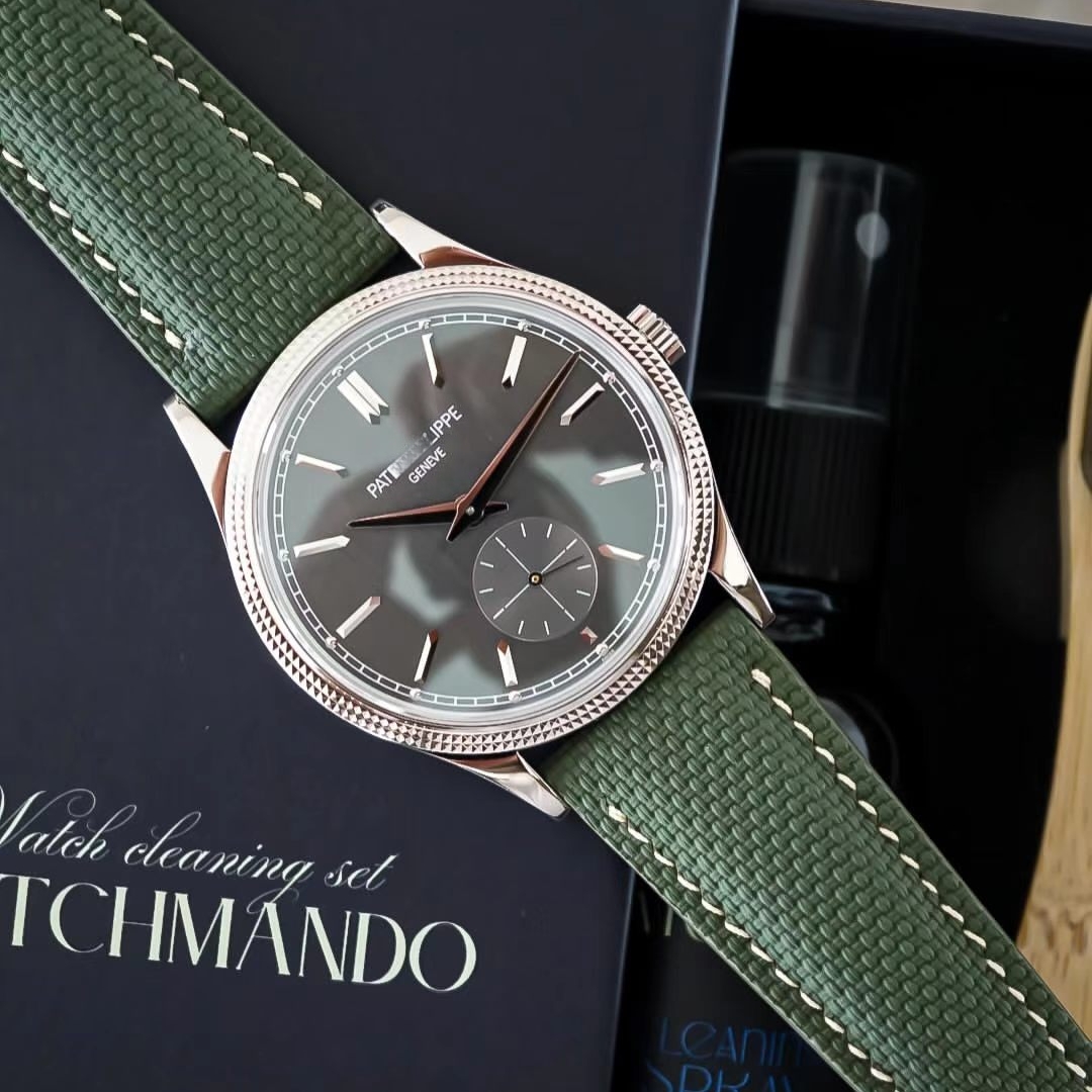 สายนาฬิกาหนังแท้ยาง FKM ผ้าใบเ - Luxury Watch Class บทวิจารณ์และราคา
