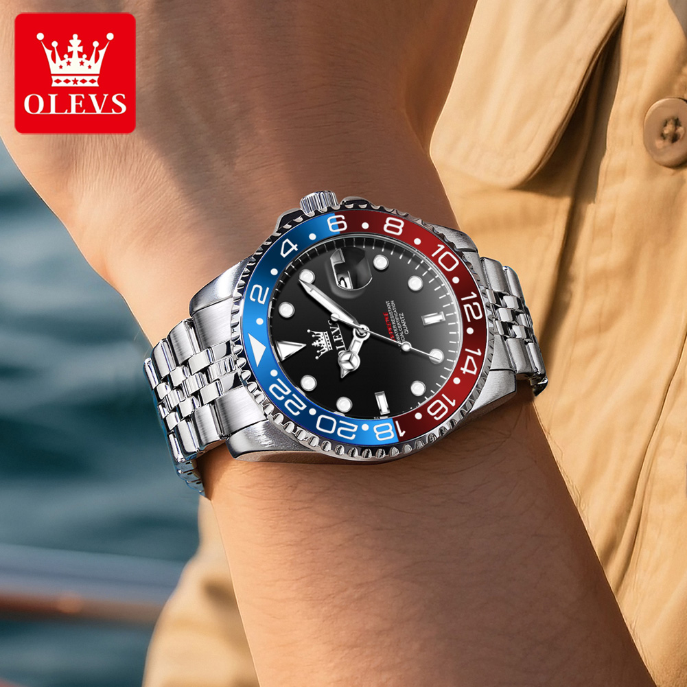 OLEVS 5657 นาฬิกาข้อมือผู้ชายแ - Luxury Watch Brands บทวิจารณ์และราคา