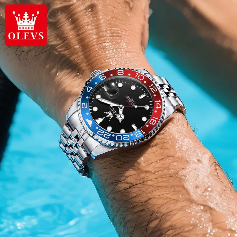 OLEVS 5657 นาฬิกาข้อมือผู้ชายแ - Luxury Watch Brands บทวิจารณ์และราคา