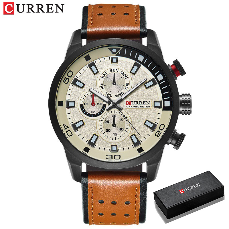 2017 CURREN นาฬิกาแบรนด์หรูผู้ - Luxury Watch Mockup บทวิจารณ์และราคา