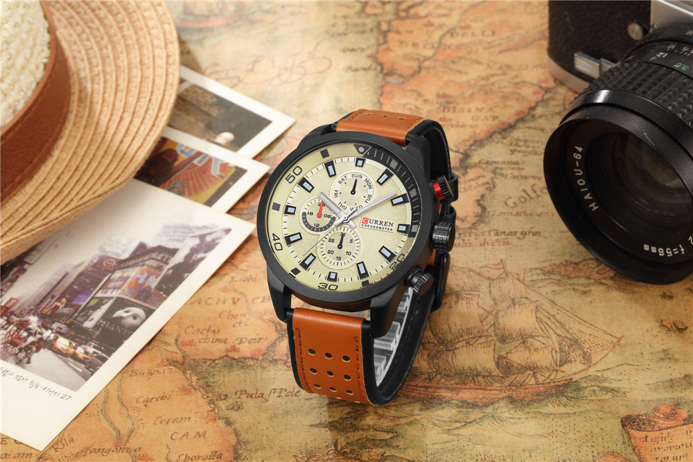 2017 CURREN นาฬิกาแบรนด์หรูผู้ - Luxury Watch Mockup บทวิจารณ์และราคา