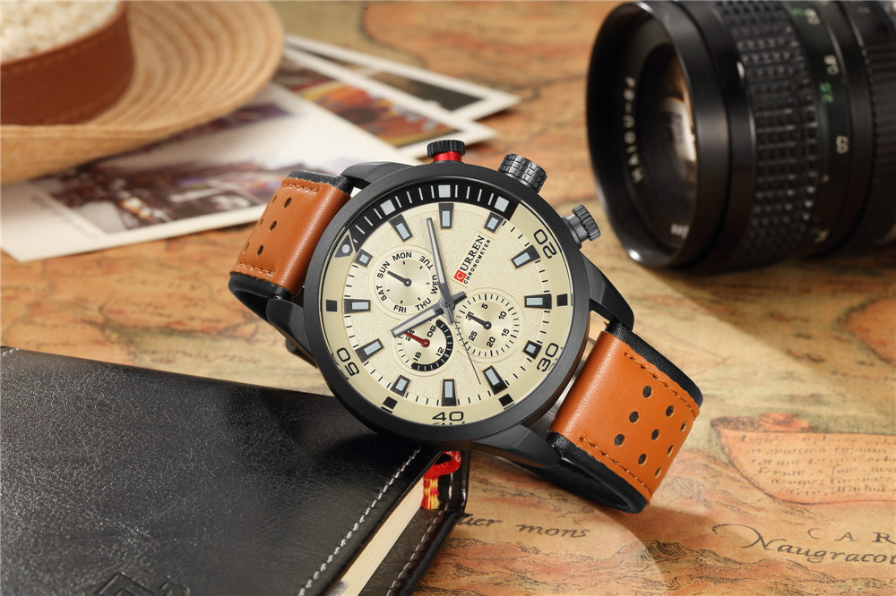 2017 CURREN นาฬิกาแบรนด์หรูผู้ - Luxury Watch Mockup บทวิจารณ์และราคา