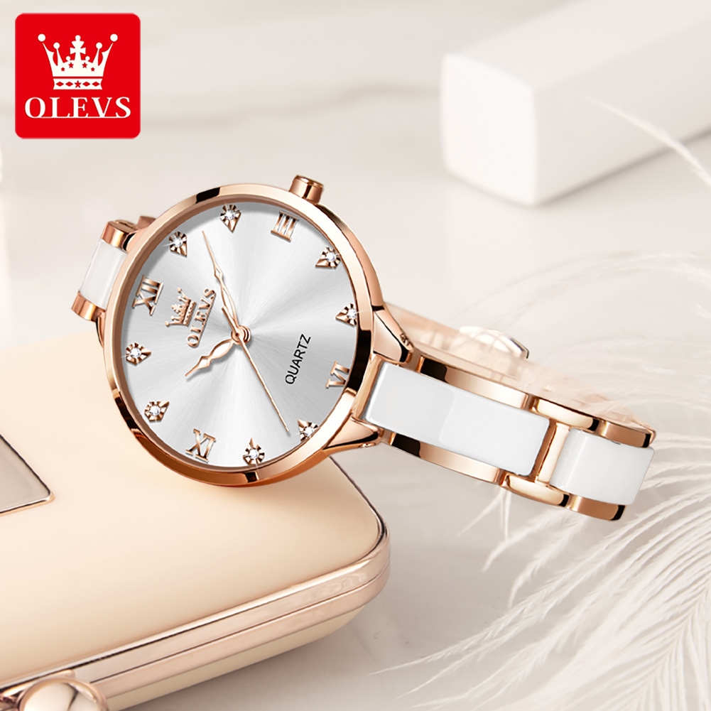 OLEVS 5872 นาฬิกาผู้หญิงนาฬิกา - Luxury Watch Brands บทวิจารณ์และราคา