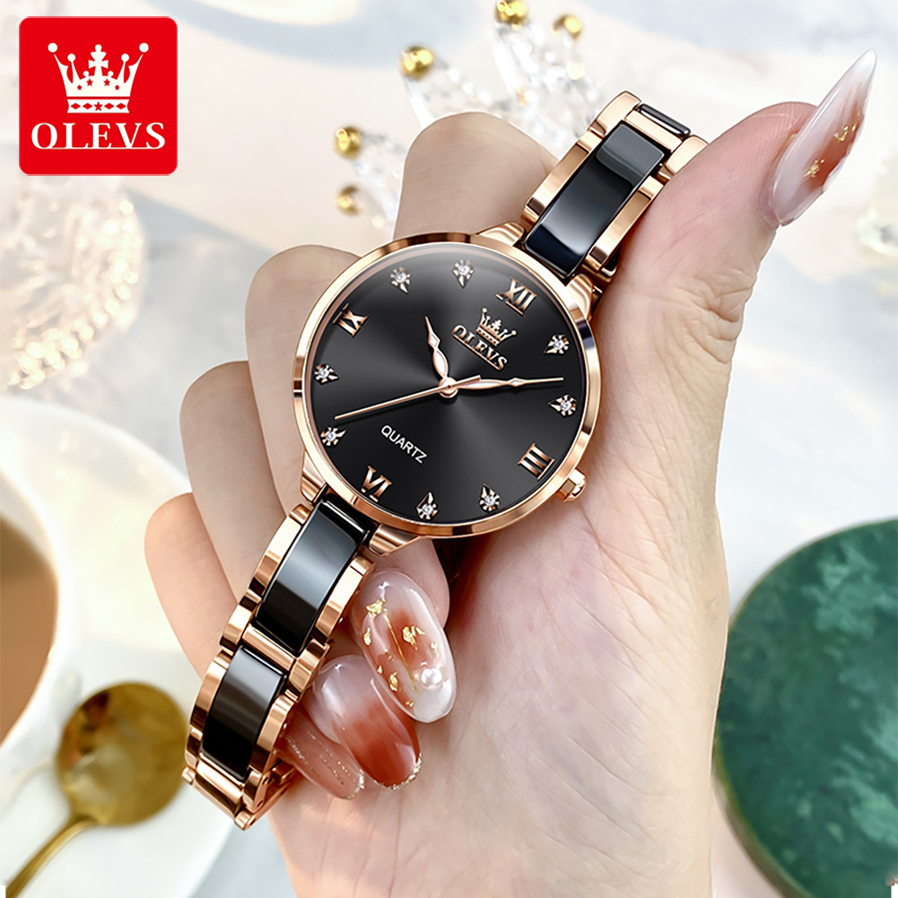 OLEVS 5872 นาฬิกาผู้หญิงนาฬิกา - Luxury Watch Brands บทวิจารณ์และราคา