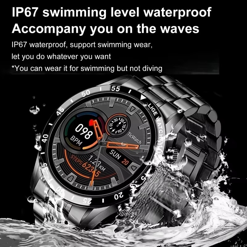 LIGE นาฬิกาสมาร์ทวอทช์บลูทูธโท - Luxury Watch Korea บทวิจารณ์และราคา