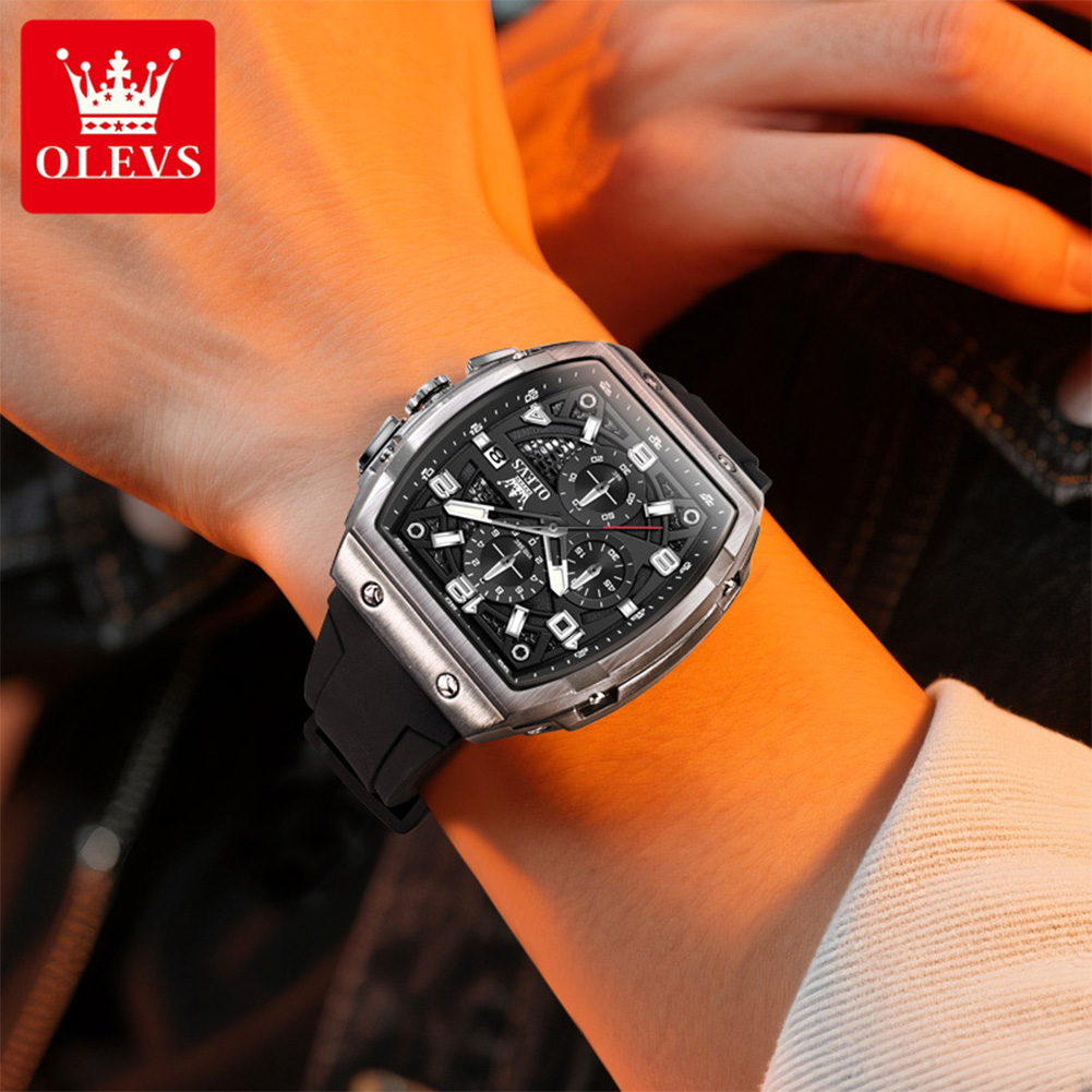 OLEVS นาฬิกาผู้ชาย 2976 แฟชั่น - Luxury Watch Mockup บทวิจารณ์และราคา