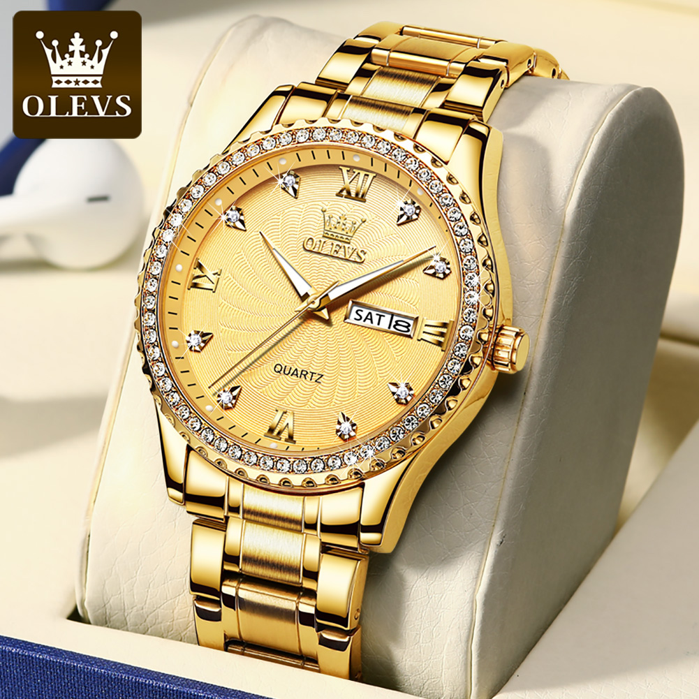 OLEVS 5565 แบรนด์หรูนาฬิกาควอต - Luxury Watch Mockup บทวิจารณ์และราคา