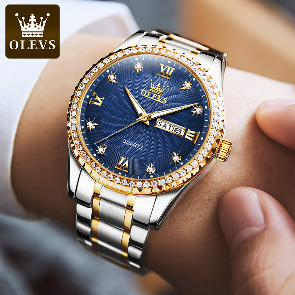OLEVS 5565 แบรนด์หรูนาฬิกาควอต - Luxury Watch Mockup บทวิจารณ์และราคา