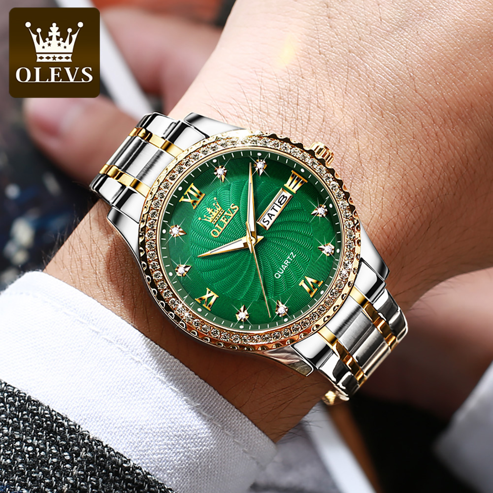 OLEVS 5565 แบรนด์หรูนาฬิกาควอต - Luxury Watch Mockup บทวิจารณ์และราคา