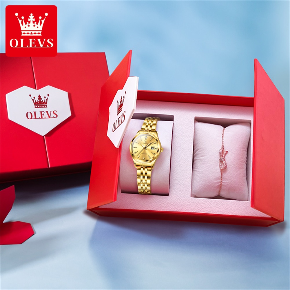 OLEVS 5598 นาฬิกาผู้หญิงหรูหรา - Luxury Watch Cheap บทวิจารณ์และราคา