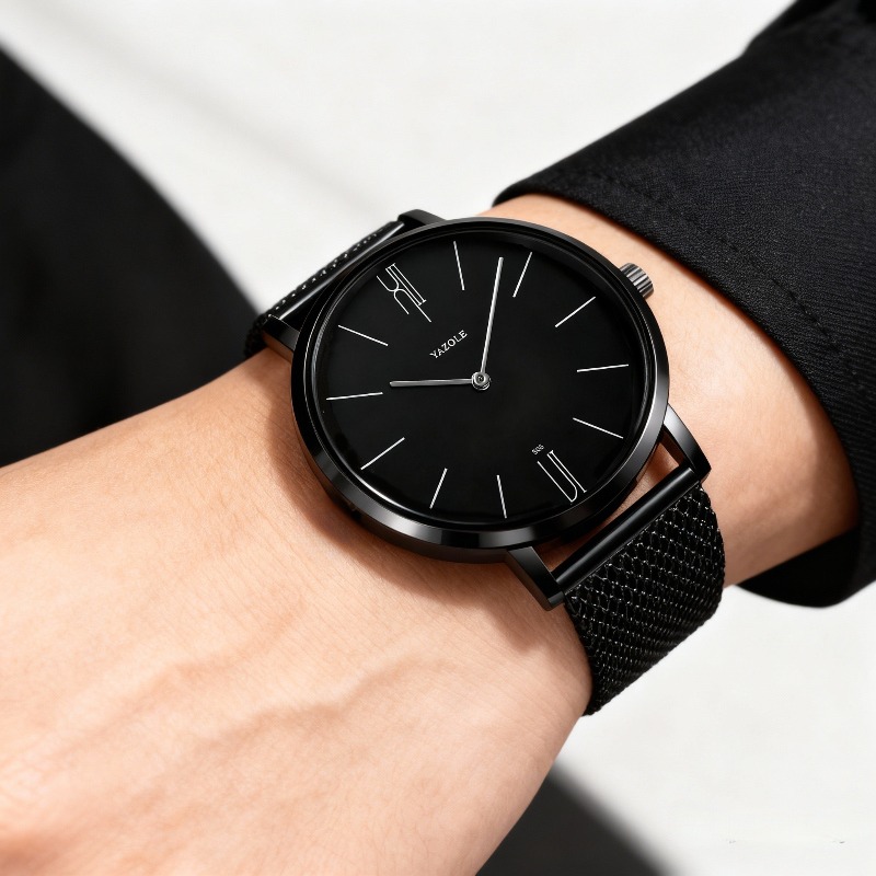 นาฬิกาข้อมือผู้ชายแฟชั่นเรียบง - Luxury Watch Mockup บทวิจารณ์และราคา