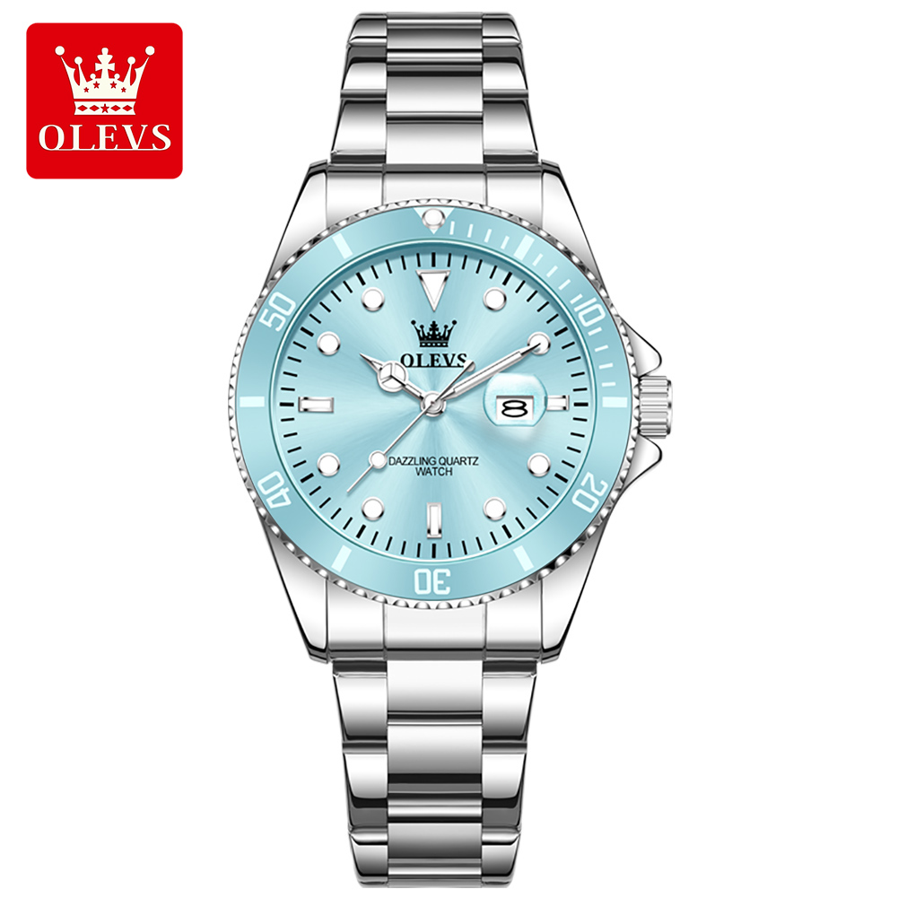 OLEVS หรูหราสแตนเลสสตีลนาฬิกาค - Luxury Watch Cheap บทวิจารณ์และราคา