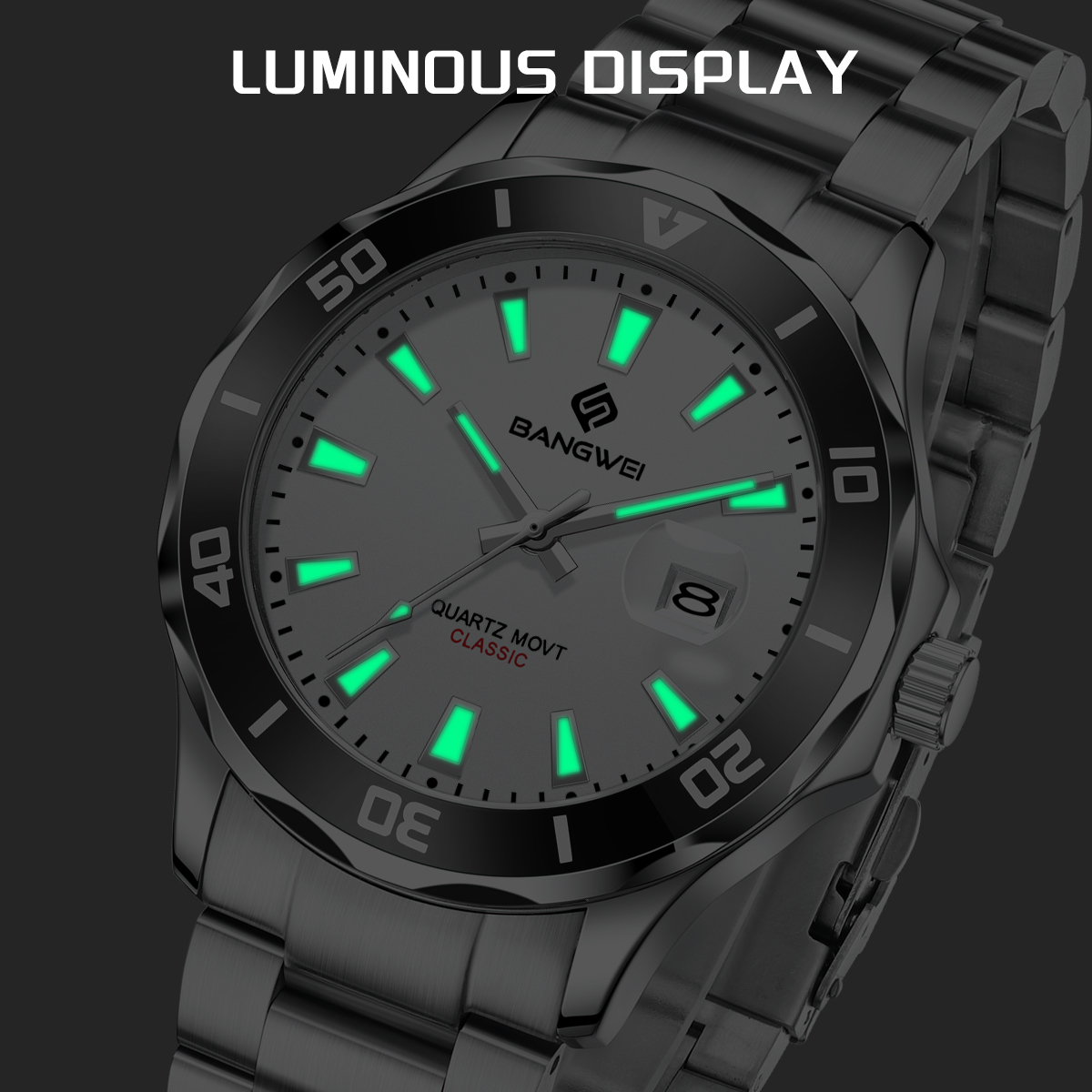 นาฬิกาข้อมือผู้ชาย LIGE รุ่นให - Luxury Watch Mockup บทวิจารณ์และราคา
