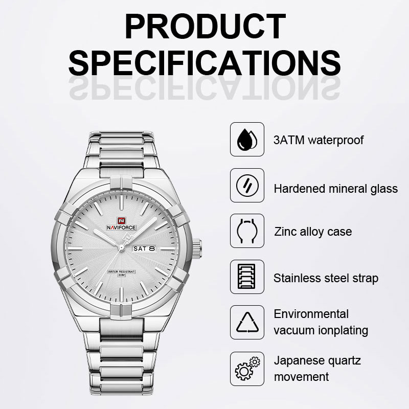 แบรนด์ชั้นนำ NAVIFORCE นาฬิกาผ - Luxury Watch Mockup บทวิจารณ์และราคา