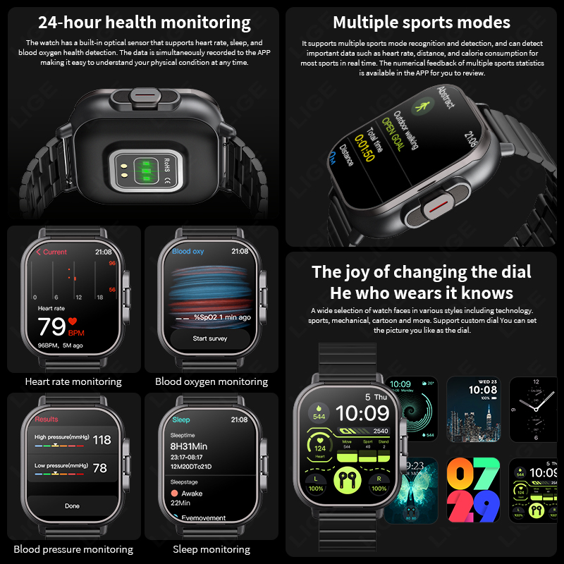 TWS 2in 1 สมาร์ทวอท์ชพร้อมหูฟั - Luxury Watch Korea บทวิจารณ์และราคา