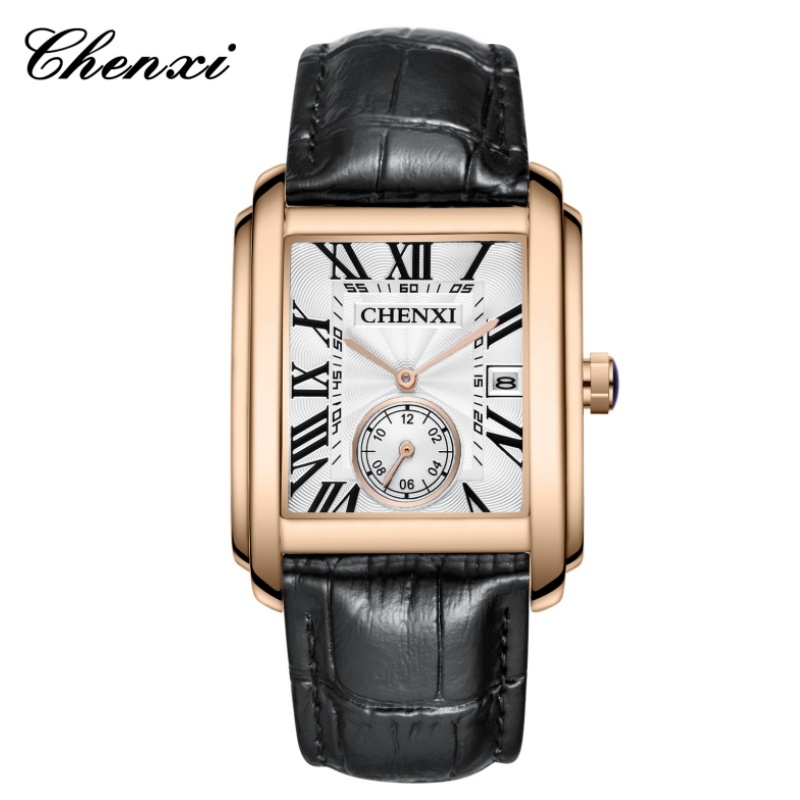 CHENXI 8216 แฟชั่นคลาสสิกสแควร - Luxury Watch Mockup บทวิจารณ์และราคา