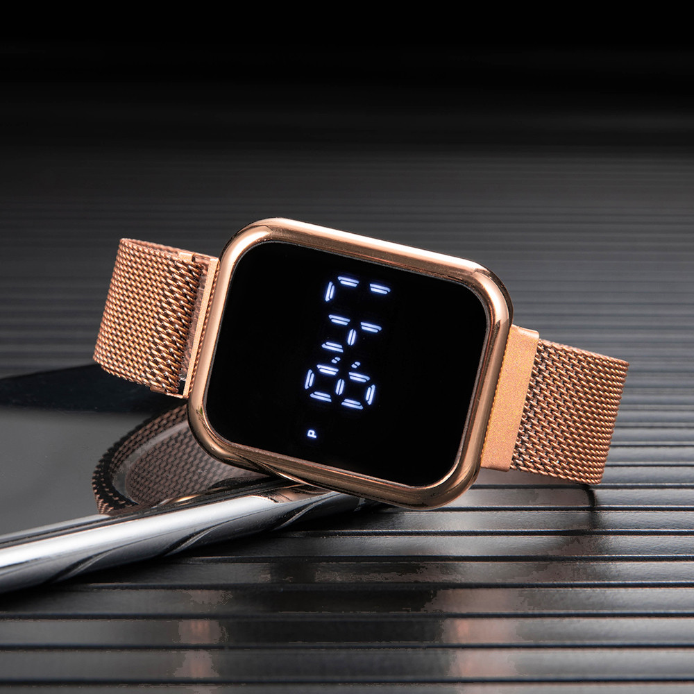 นาฬิกาข้อมือดิจิตอลทรงสี่เหลี่ - Luxury Watch Wallpaper บทวิจารณ์และราคา