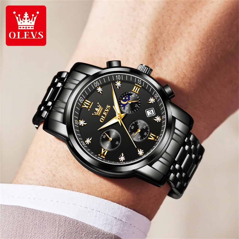 OLEVS นาฬิกาผู้ชายยอดนิยมสแตนเ - Luxury Watch Brands บทวิจารณ์และราคา