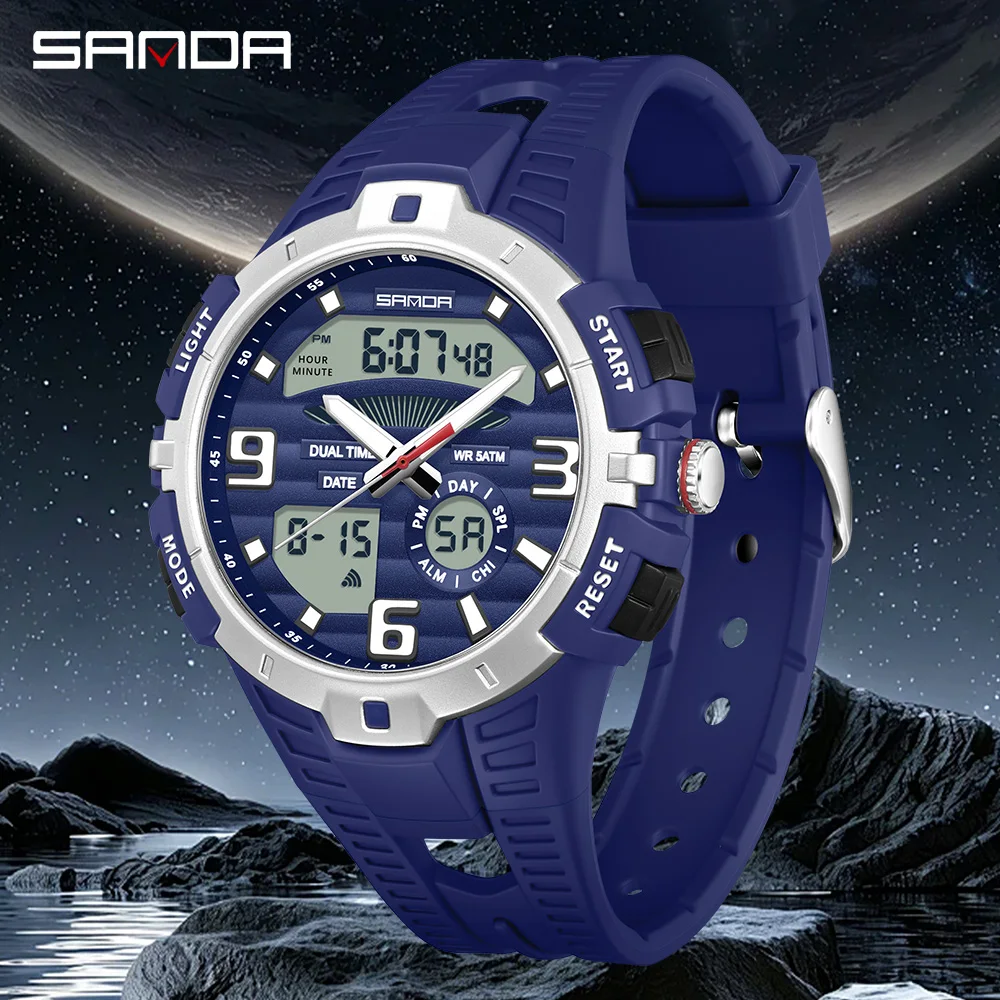 SANDA 3506 นาฬิกาอิเล็กทรอนิกส - Luxury Watch Class บทวิจารณ์และราคา
