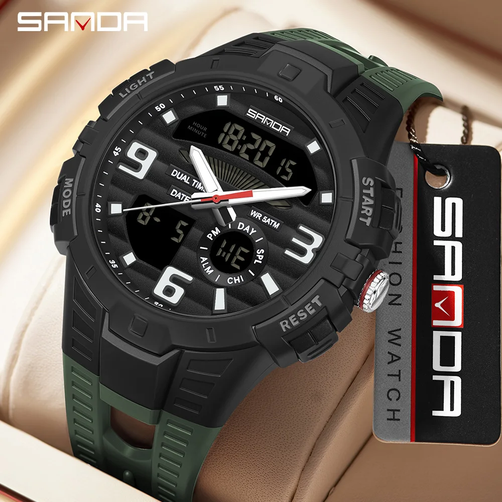 SANDA 3506 นาฬิกาอิเล็กทรอนิกส - Luxury Watch Class บทวิจารณ์และราคา