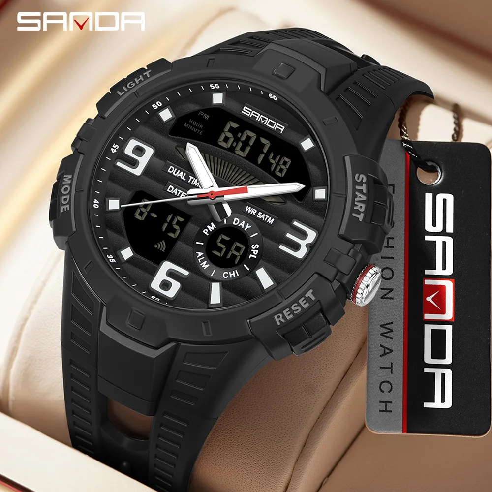 SANDA 3506 นาฬิกาอิเล็กทรอนิกส - Luxury Watch Class บทวิจารณ์และราคา