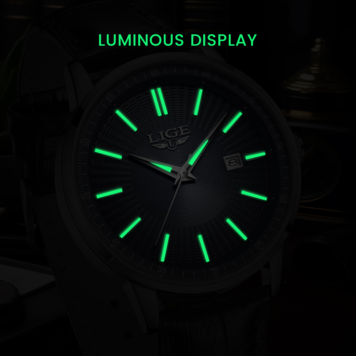 นาฬิกาข้อมือผู้ชายแบรนด์หรู LI - Luxury Watch Mockup บทวิจารณ์และราคา