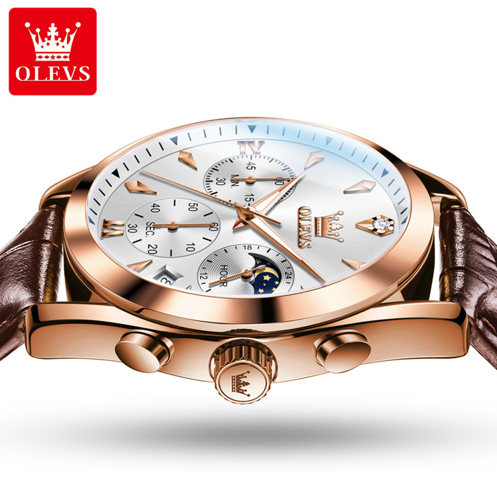 OLEVS ยี่ห้อใหม่แฟชั่นนาฬิกาคว - Luxury Watch Mockup บทวิจารณ์และราคา